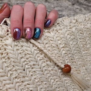 Vintage Clutch-Made in Japan-Boho Beachy